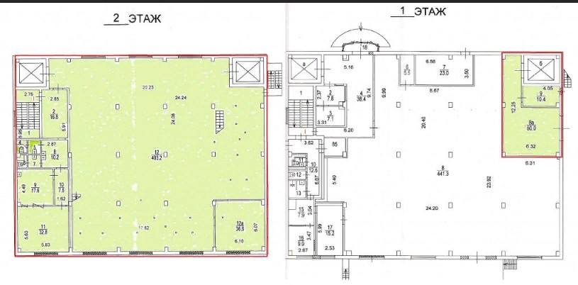 Офис 719 м²