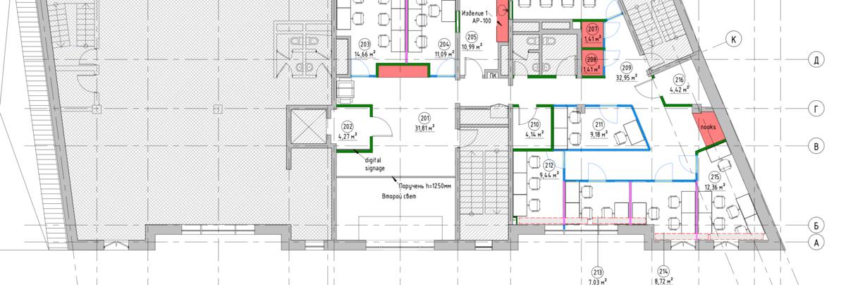 Помещение 3 100 м² Помещение 3 100 м²