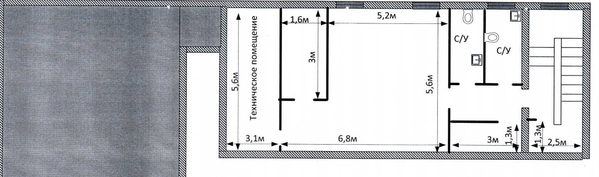 Помещение 1 131 м² Помещение 1 131 м²