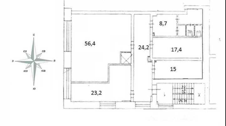 Помещение 154 м²