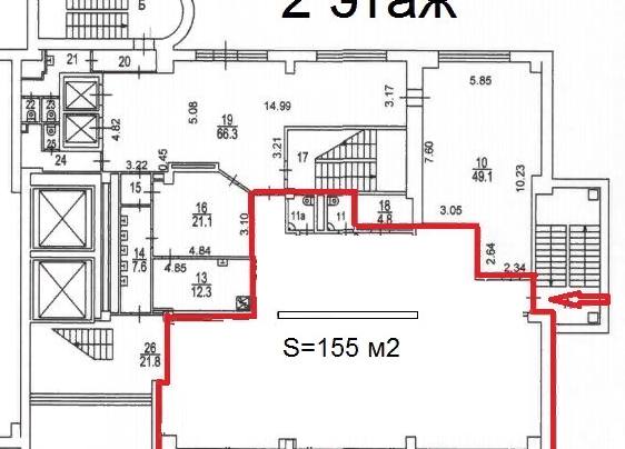 Помещение 155 м²