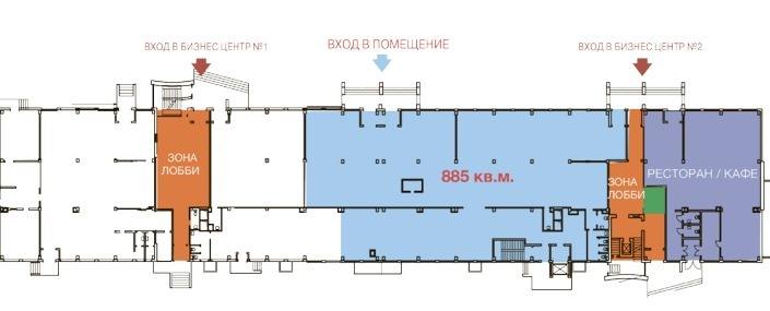 Помещение 885 м²