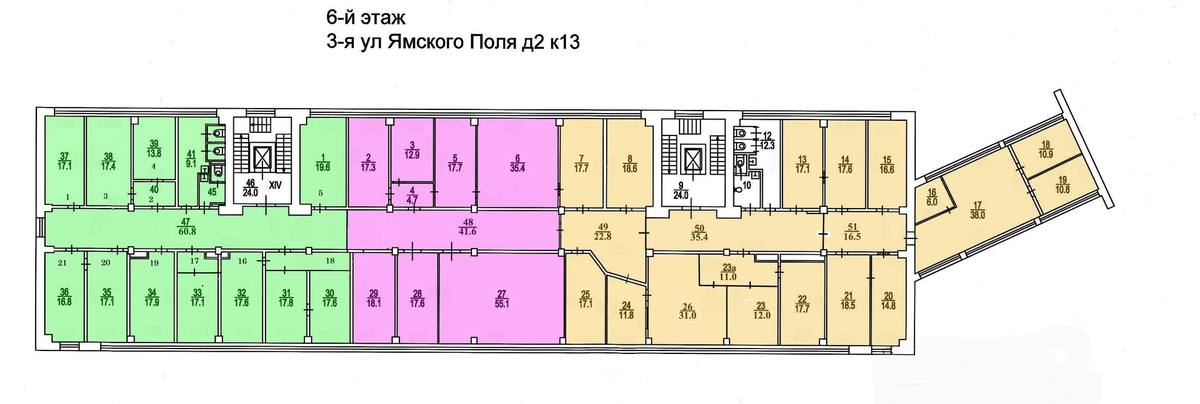 Помещение 55 м²