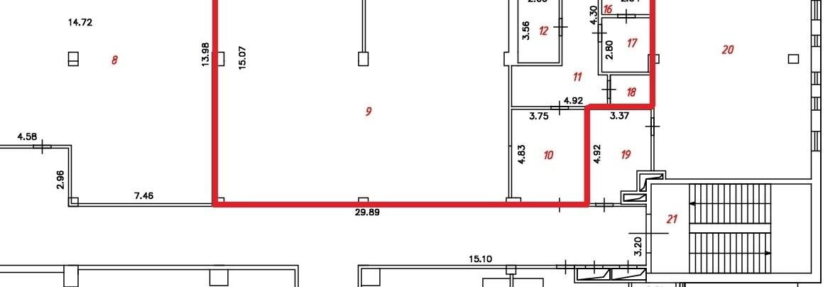 Помещение 250 м²