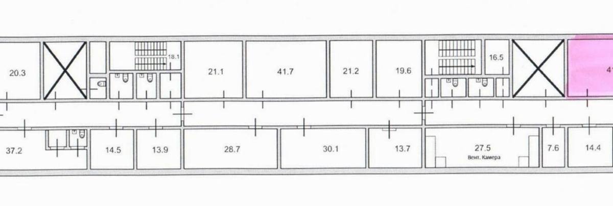 Помещение 42 м²