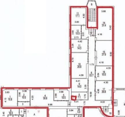 Офис 370 м²
