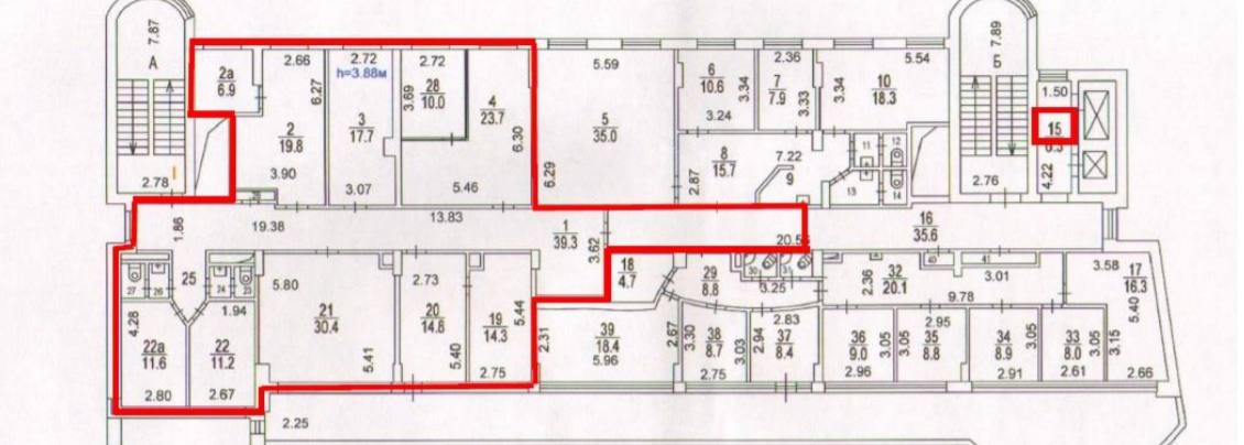 Помещение 227 м² Помещение 227 м²
