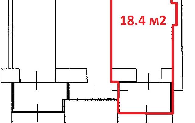 Помещение 18 м²