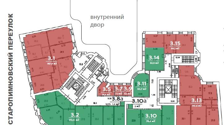 Офис 172 м²
