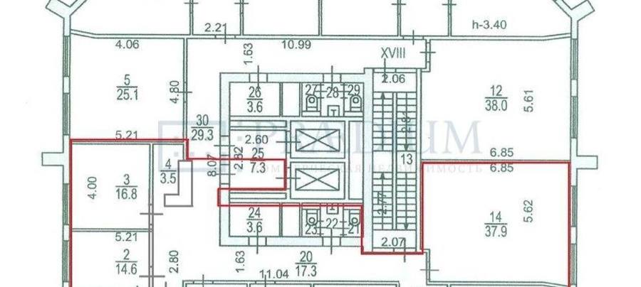 Офис 410 м²