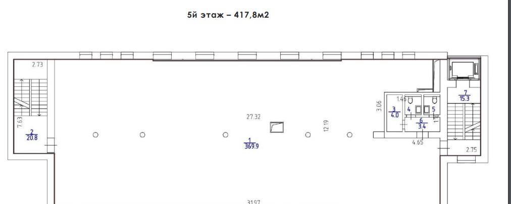 Офис 417 м²