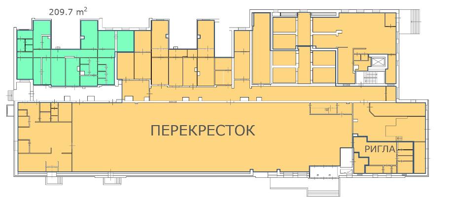 Офис 209 м²