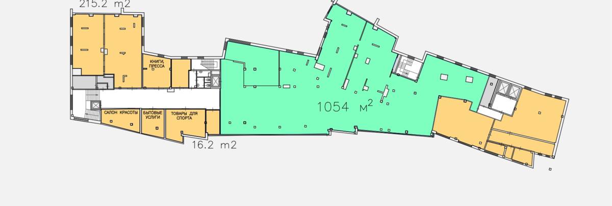 Офис 1 054 м²