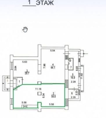 Помещение 59 м²