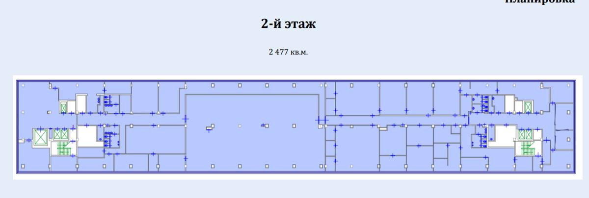 Помещение 2 477 м²