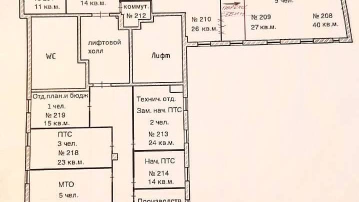 Помещение 255 м²