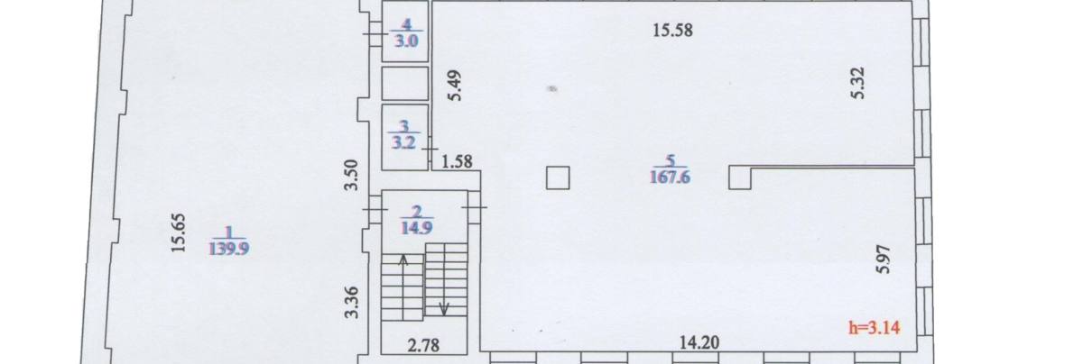 Помещение 170 м²