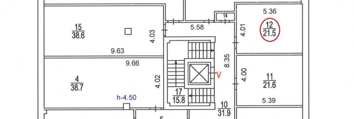 Помещение 62 м²