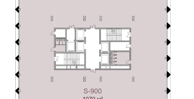 Офис 1 070 м²