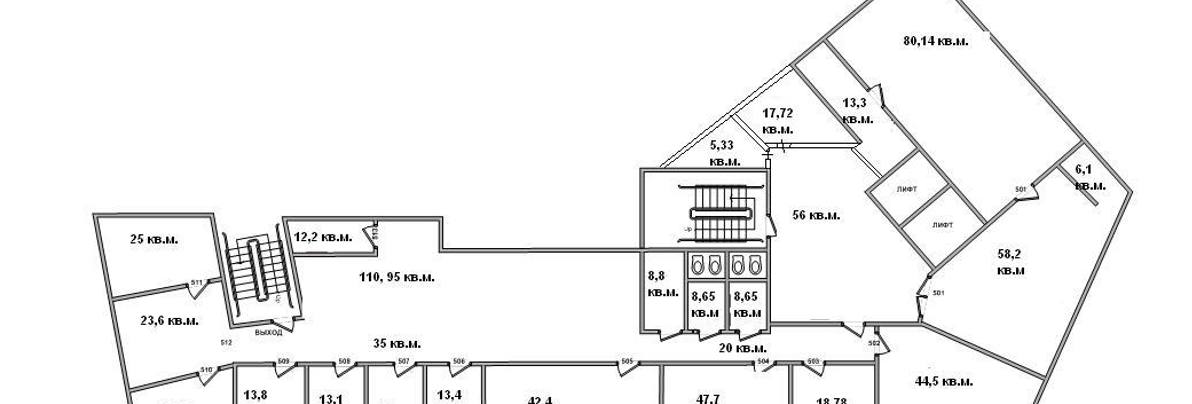 Помещение 725 м²