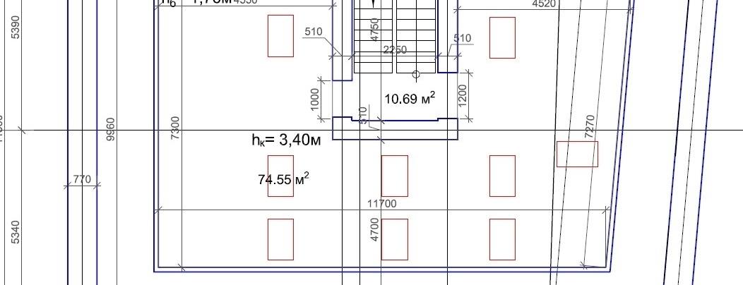 Помещение 74 м²