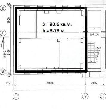 Помещение 90 м²