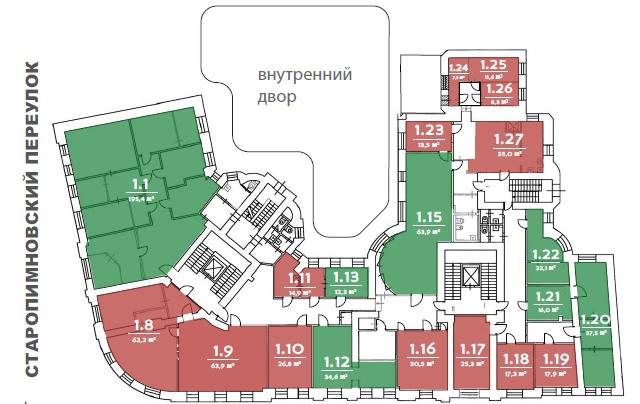 Офис 195 м²
