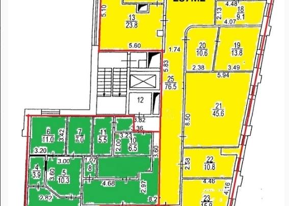 Офис, 287 м² Офис, 287 м²