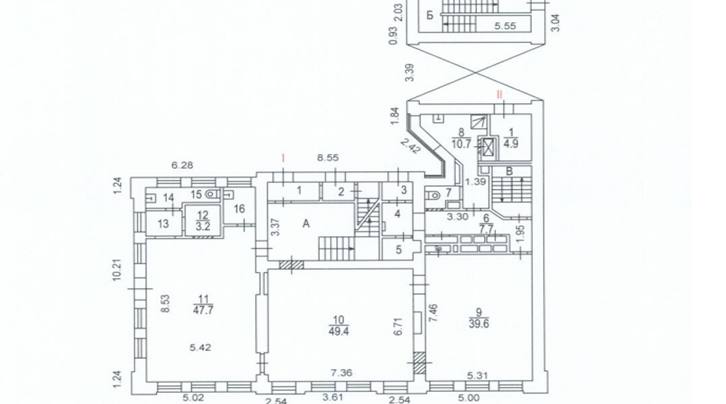 Офис 886 м²