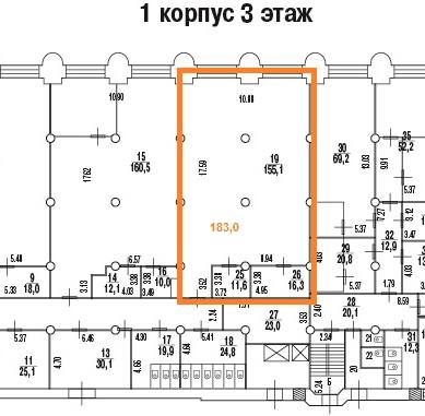 Помещение 182 м²