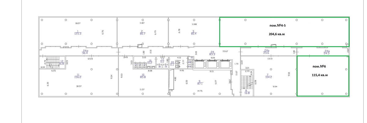 Помещение 204 м²