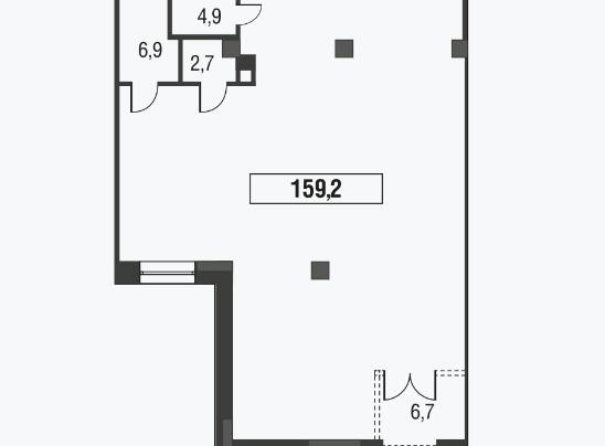 Помещение 159 м²