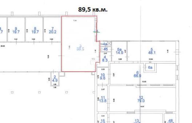 Офис 89 м²
