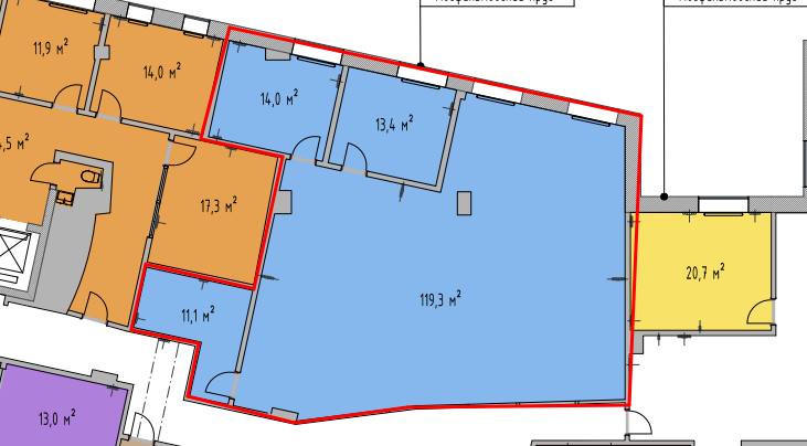 Помещение 157 м²