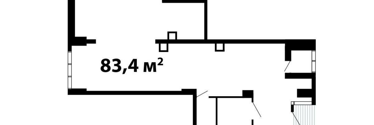 Помещение 83 м²