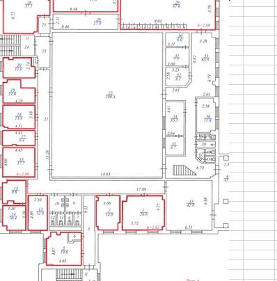 Помещение 1 038 м²