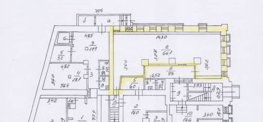 Помещение 75 м²