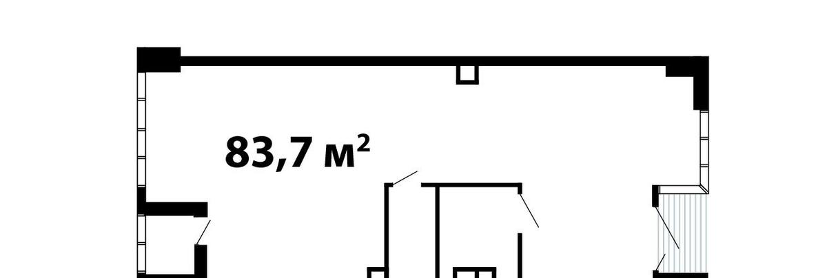 Помещение 84 м²