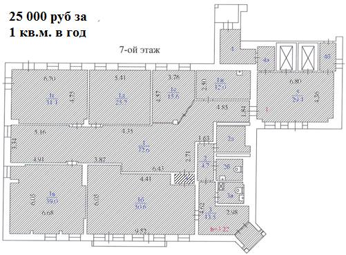 Помещение 2 536 м²