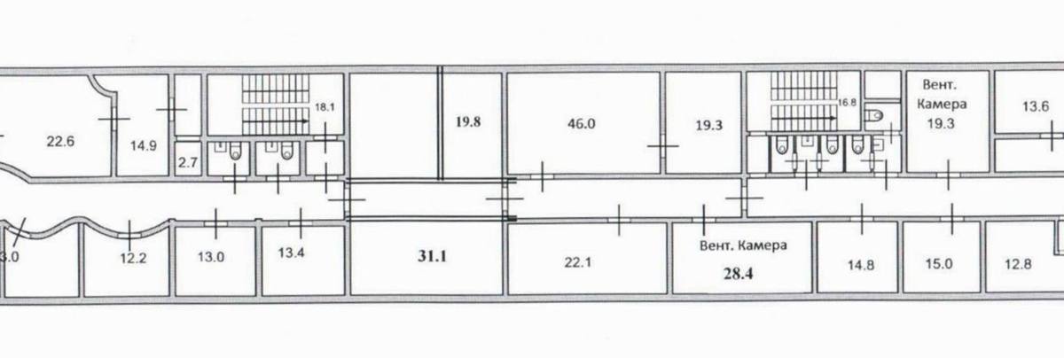 Помещение 56 м²