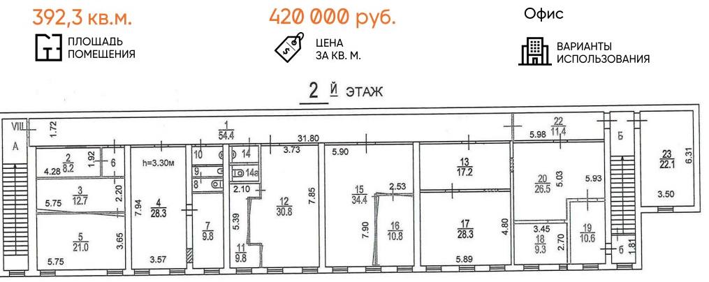 Офис 392 м² Офис 392 м²