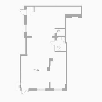Помещение 154 м²