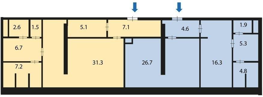 Помещение 59 м²